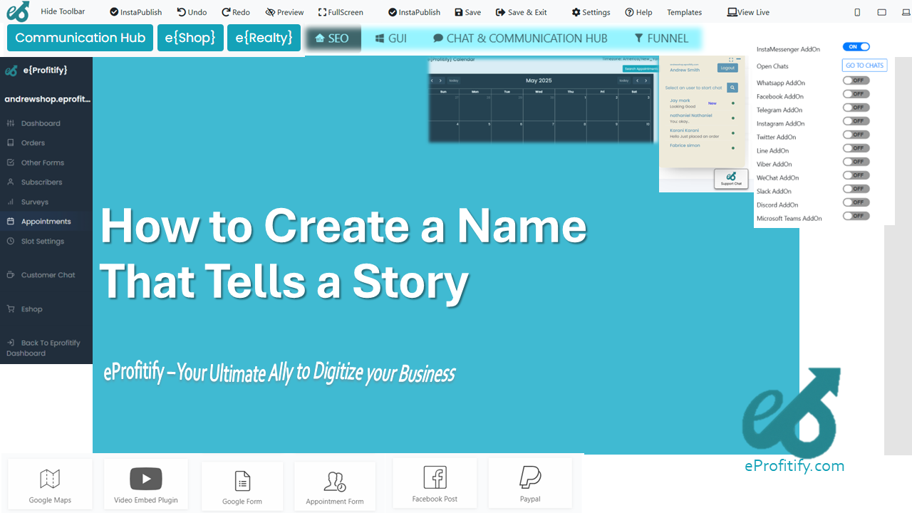 How to Create a Name That Tells a Story
